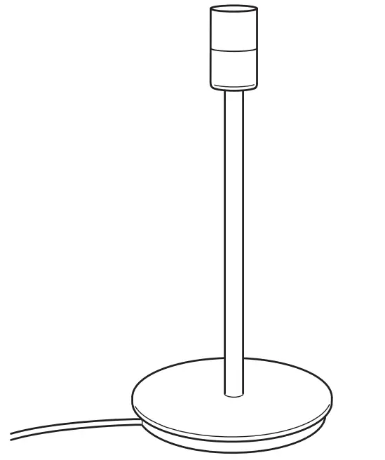 IKEA SKAFTET AA-2117773-2 Floor Lamp Base Arched Black