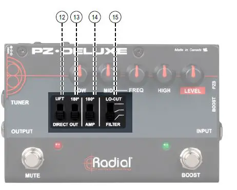 Radial PZ-Deluxe Acoustic Instrument PreAmp fig-4