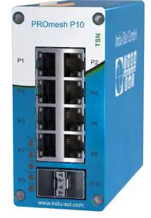 Indu-Sol-PROmesh-B8-8-Port-Industrial-Managed-Switch-Product-image