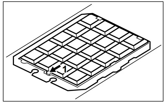 AEG DIE5961HG Kitchen Island Hood -Filter 1