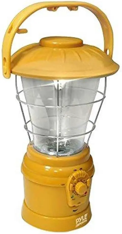 Pyle PSDNL22YL Portable Multifunctional Hand Crank Lantern-product