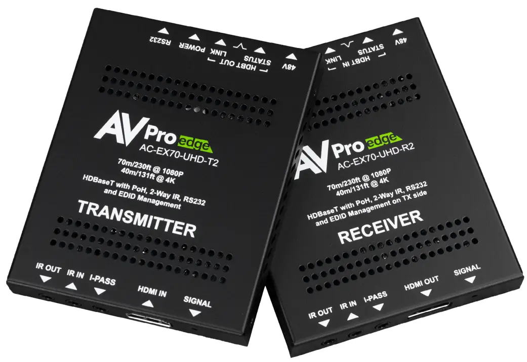 AVPro Edge AC-EX70-UHD-KIT Ultra Slim 70 Meter HDMI Via HDBaseT Extender -