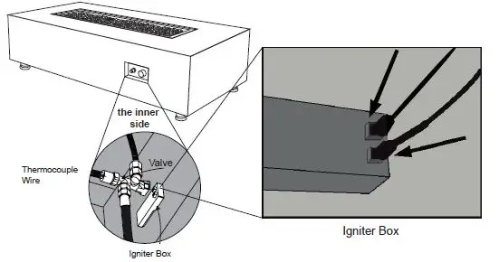 ELEMENTI OFP121NG Carrara Marble Porcelain Fire Table Owner's Manual-fig-13