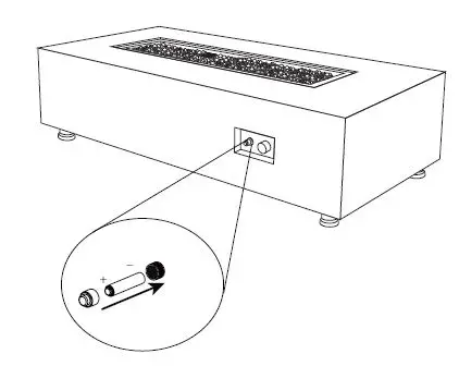 ELEMENTI OFP121NG Carrara Marble Porcelain Fire Table Owner's Manual-fig-4
