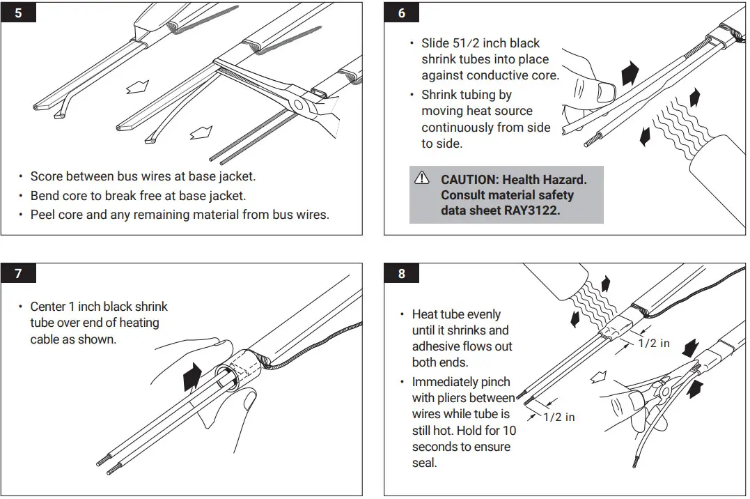nVent RAYCHEM FTC-XC FTC Heat Shrinkable Connection Kit - Connection 2