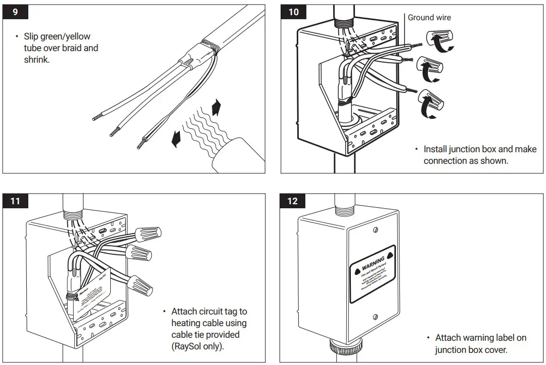 nVent RAYCHEM FTC-XC FTC Heat Shrinkable Connection Kit - Connection 3
