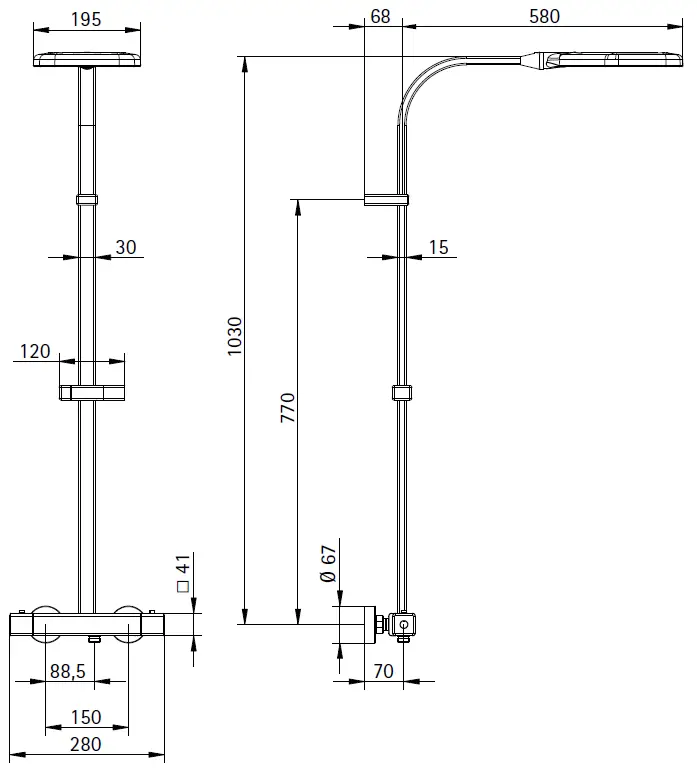 Aquamaxx-6671-0-Shower-system-shower-column-Splash-fig- (3)