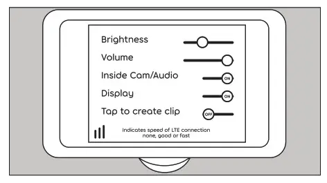 FleetSharp Connected Vehicle Camera - Settings Menu