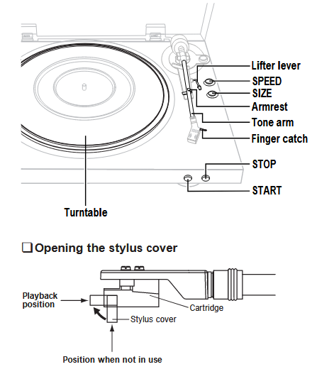 Denon DP-300F Automatic Analog Turntable Owner's Manual-fig-14