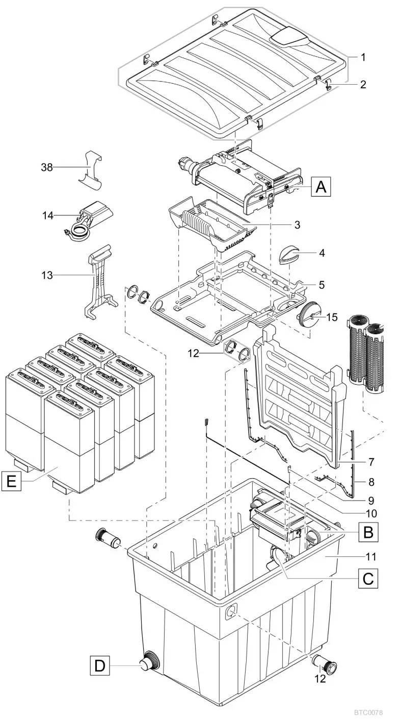 Oase 18000 BioTec ScreenMatic Rotary Pond Filter - fig 13
