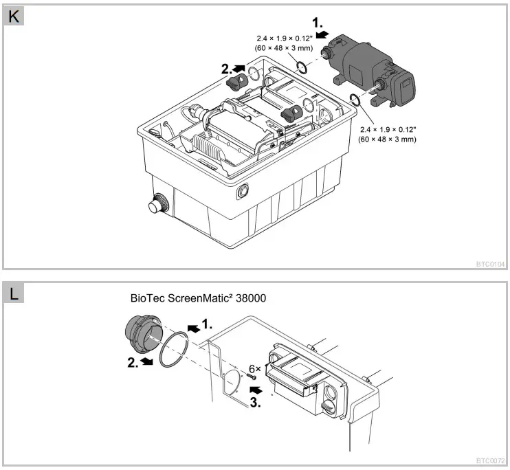 Oase 18000 BioTec ScreenMatic Rotary Pond Filter - fig 6