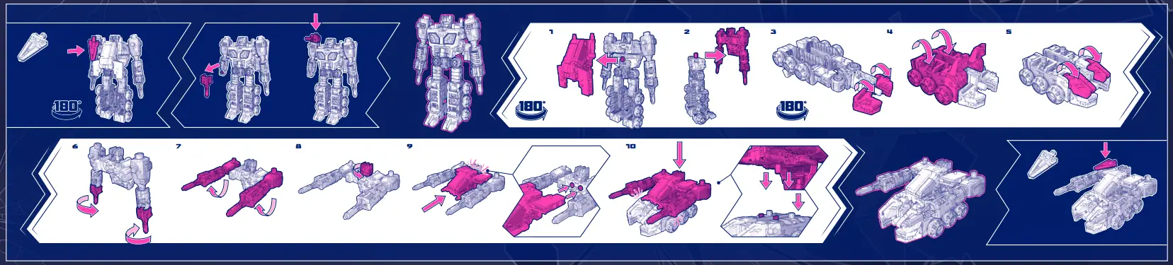 Hasbro F6280 Transformers Generations Shattered Glass Collection Decepticon Slicer with Exo Suit and IDW’s Shattered Glass Slicer - fig3