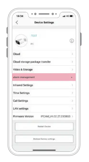 Set up the Smart Detection Alarm