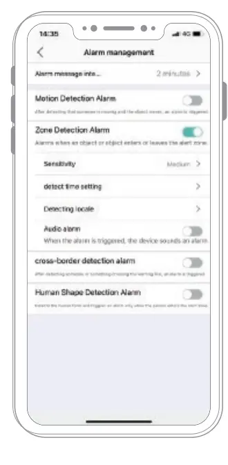 Zone Detection Alarm
