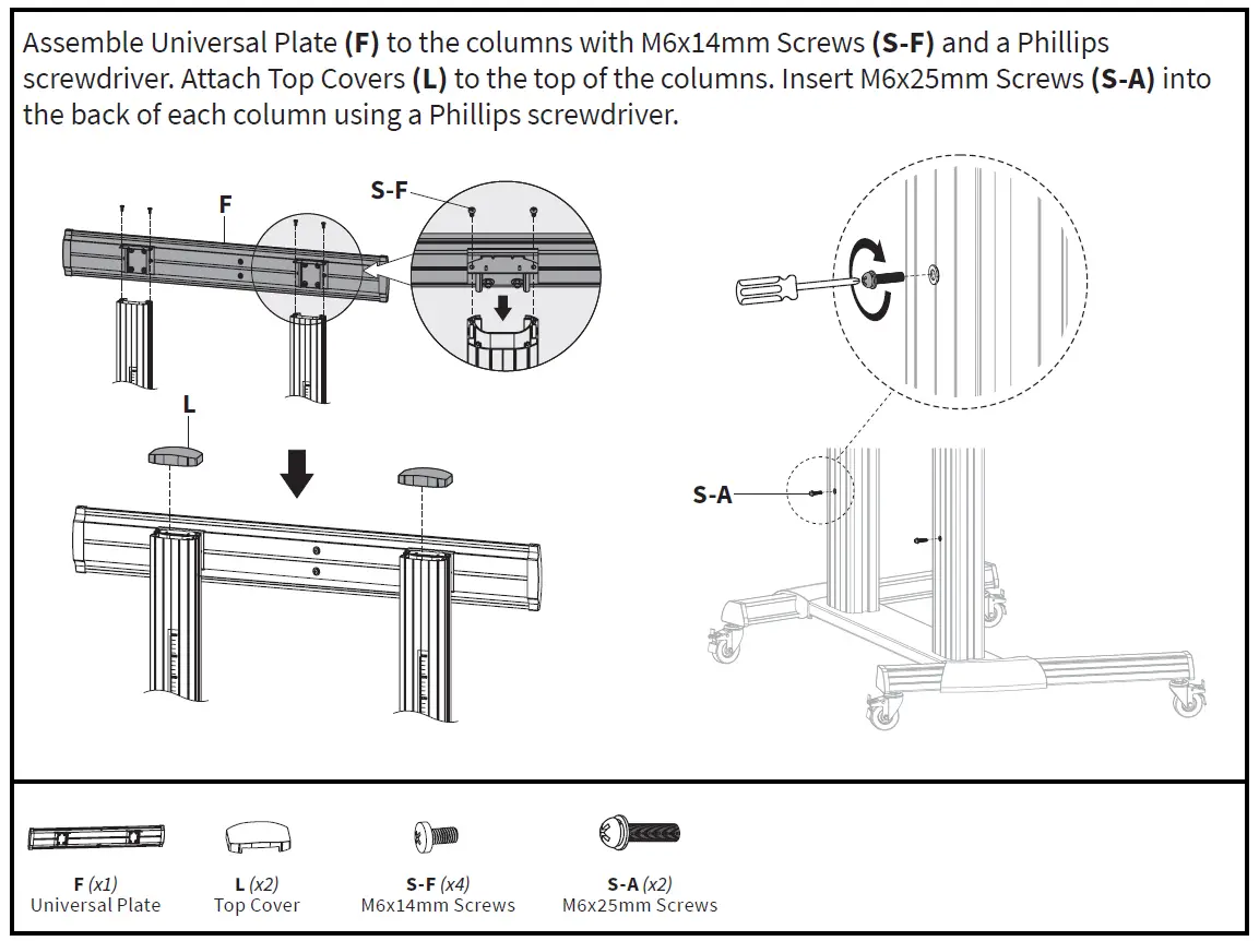V I V O-STAND-TV22S-Silver-Mobile-TV-Cart-fig- (10)