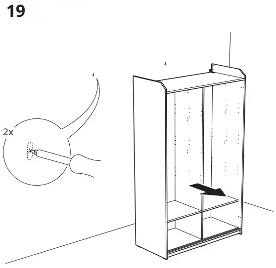 IKEA 604.569.16 HAUGA Storage Combination White - fig 16