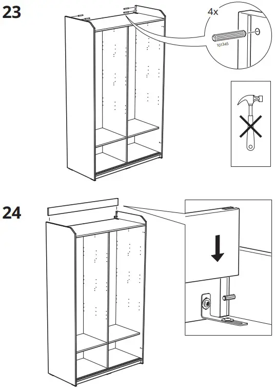 IKEA 604.569.16 HAUGA Storage Combination White - fig 21