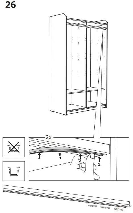 IKEA 604.569.16 HAUGA Storage Combination White - fig 23