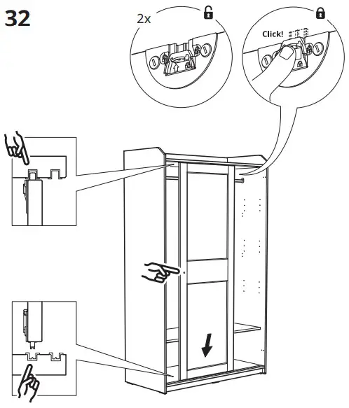 IKEA 604.569.16 HAUGA Storage Combination White - fig 28
