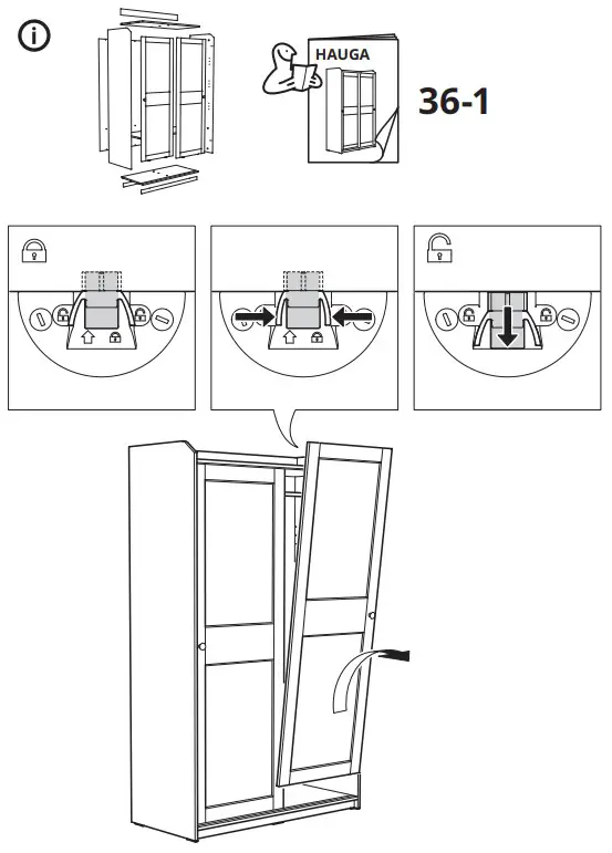 IKEA 604.569.16 HAUGA Storage Combination White - fig 33
