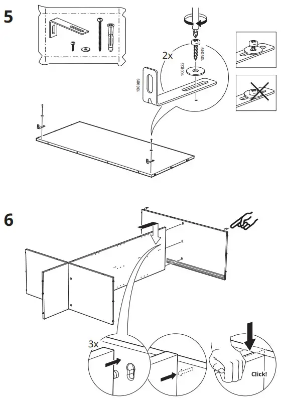 IKEA 604.569.16 HAUGA Storage Combination White - fig 8