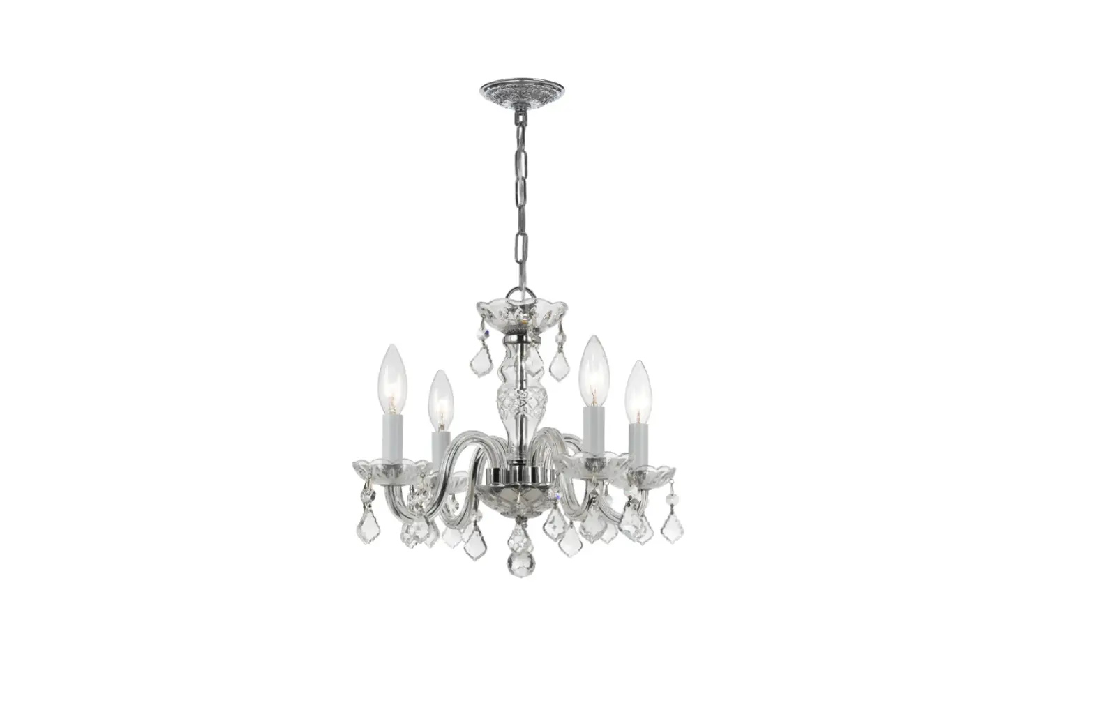 Crystorama 1064-ch-cl-mwp Traditional Crystal 4 Light Crystal Mini Chandelier Instruction Manual Crystorama 1064-ch-cl-mwp Traditional Crystal 4 Light Crystal Mini Chandelier Instruction Manual
