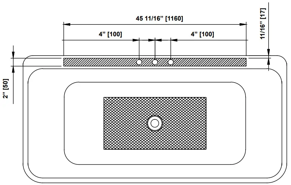 HOME DECORATORS COLLECTION GBBA021 BADDECK Bathtub - FAUCET