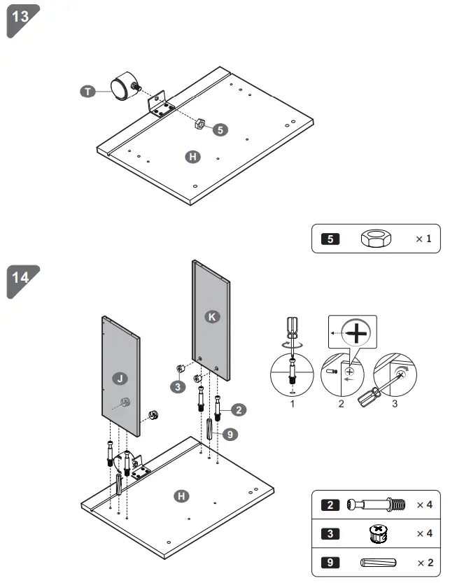 Casagear BM284573 32 Inch Metal Office Filing Cabinet 3 Drawers 2 Cabinets - fig 16
