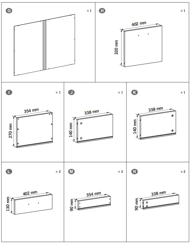 Casagear BM284573 32 Inch Metal Office Filing Cabinet 3 Drawers 2 Cabinets - fig 2