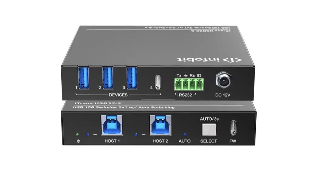 Infobit Itrans Usb32-s Usb 10g Switcher 2x1 With Auto Switching User Manual Infobit Itrans Usb32-s Usb 10g Switcher 2x1 With Auto Switching User Manual