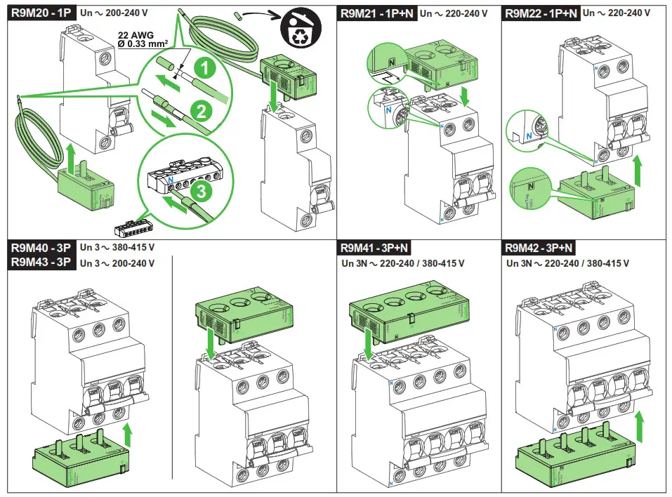 Schneider Electric R9M20 Wireless-Communication Energy Sensor - fig 1