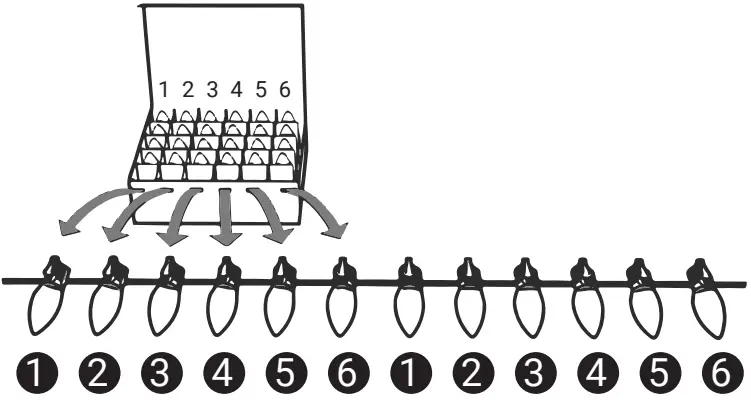 VILLAGE LIGHTING Light Stream Wireless Switch - Bulbs must be installed
