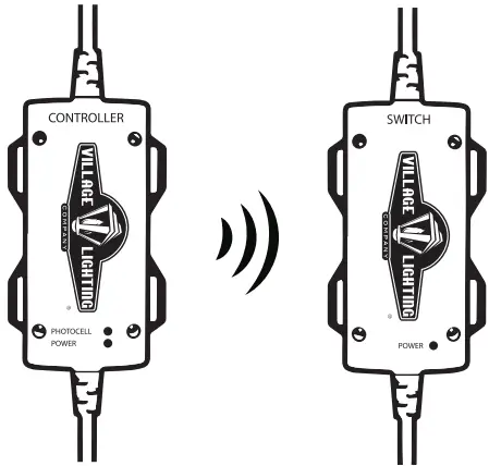 VILLAGE LIGHTING Light Stream Wireless Switch - Pair Switches