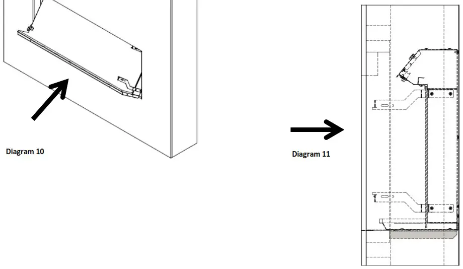 PRYZM Volta 42 Inch Inset Fire Conversion Kit - Installation 3
