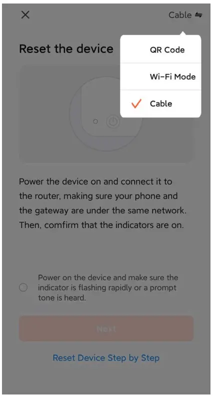 EVOLVEO 2020105 Detective WIP 2M SMART - Cabel from the menu