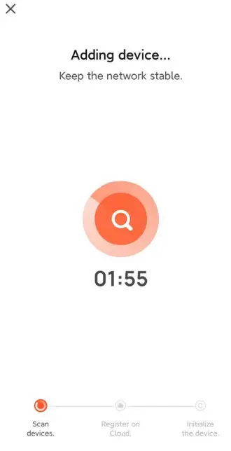 EVOLVEO 2020105 Detective WIP 2M SMART - countdown interface