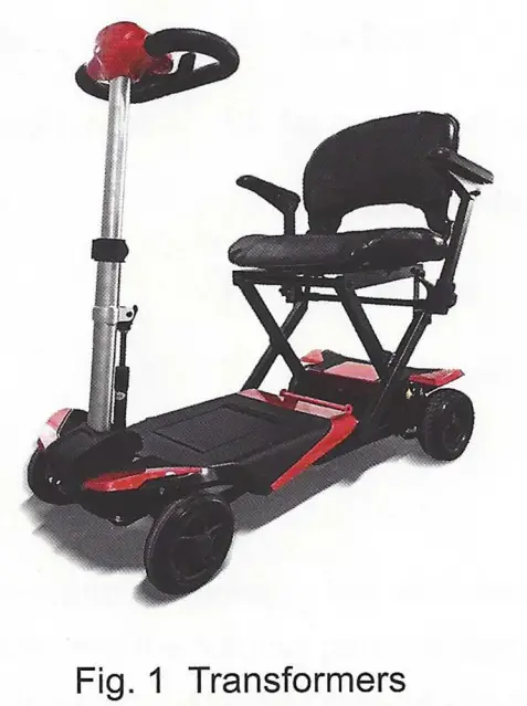 SOLAX S3021 Folding Electric 4 Wheel Scooter - Fig 1