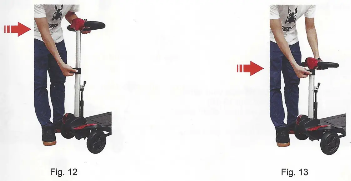 SOLAX S3021 Folding Electric 4 Wheel Scooter - Fig 11