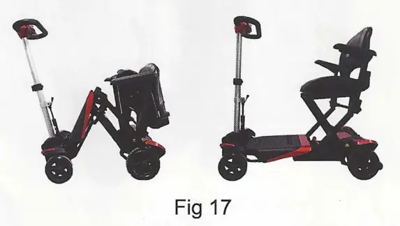 SOLAX S3021 Folding Electric 4 Wheel Scooter - Fig 14