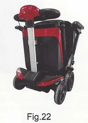 SOLAX S3021 Folding Electric 4 Wheel Scooter - Fig 20