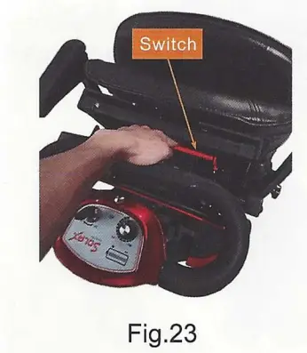 SOLAX S3021 Folding Electric 4 Wheel Scooter - Fig 21