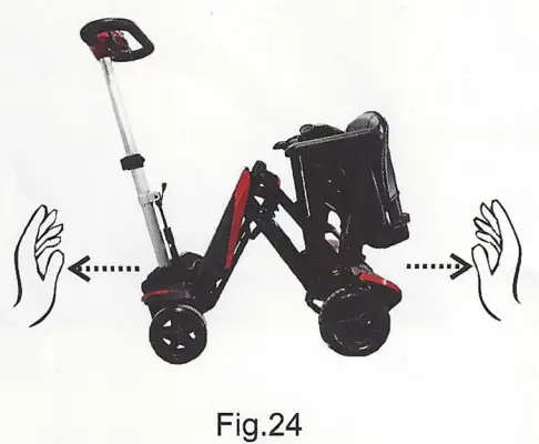 SOLAX S3021 Folding Electric 4 Wheel Scooter - Fig 22