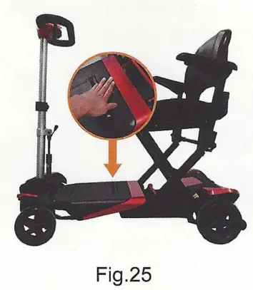 SOLAX S3021 Folding Electric 4 Wheel Scooter - Fig 23