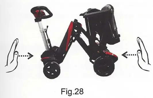 SOLAX S3021 Folding Electric 4 Wheel Scooter - Fig 26