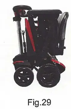SOLAX S3021 Folding Electric 4 Wheel Scooter - Fig 27
