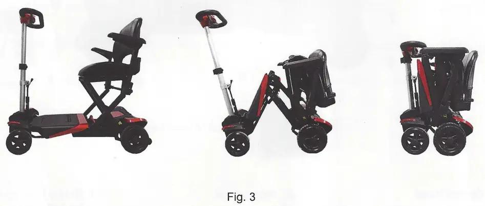 SOLAX S3021 Folding Electric 4 Wheel Scooter - Fig 3