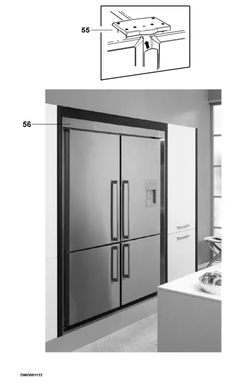 FISHER PAYKEL RF522BLXFDU5 FP EU Refrigerator Freezer - Fig 6