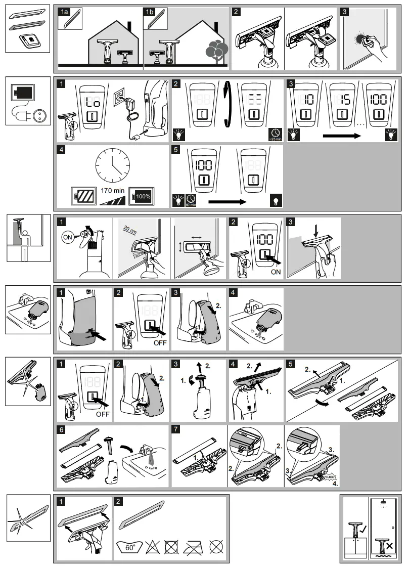 KARCHER WV 6 Premium Window Vacuum Cleaner - parts