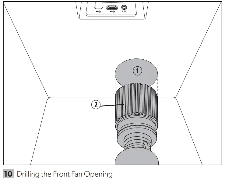 DOMETIC CCF-T GM Console Refrigerator - assembly 10