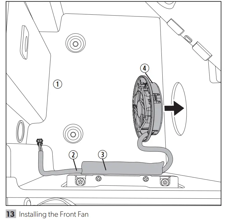 DOMETIC CCF-T GM Console Refrigerator - assembly 13